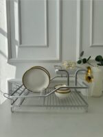 מעמד לייבוש כלים דו-שכבתי