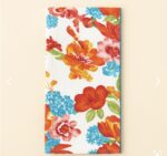 זוג מגבות מטבח פרחוני